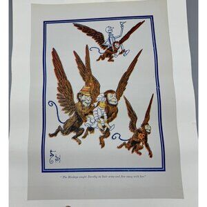 Wizard Of Oz Winged Monkeys Art Print By Greg Hildebrandt poster 24x18" READ